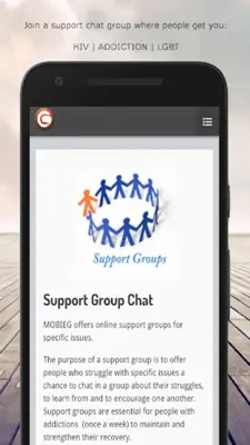 MobieG Counselling android App screenshot 2