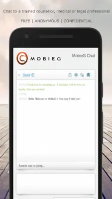 MobieG Counselling android App screenshot 3